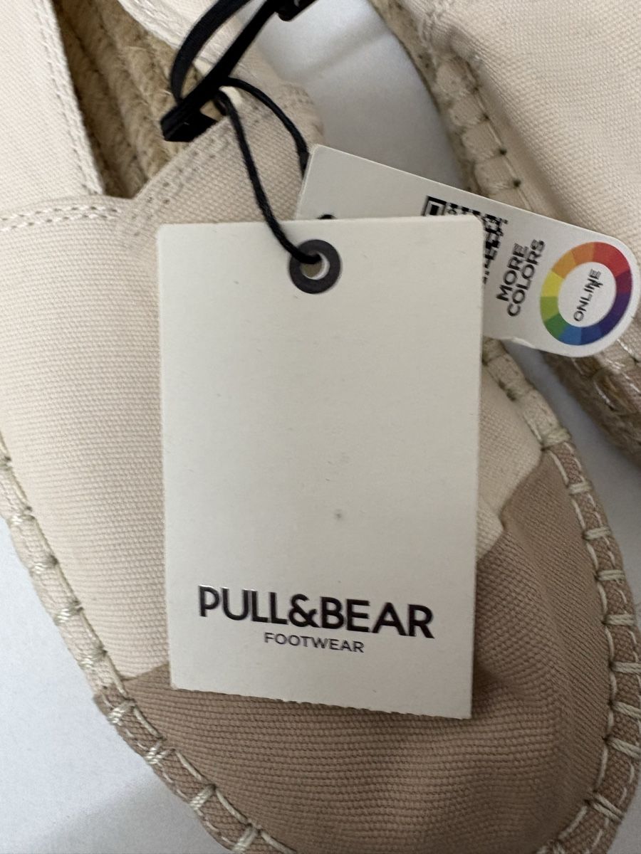 Chaussures hommes: PULL&BEAR Espadrilles beige/taupe Grösse 40 neu – Neuf (Voir description) à Thun par jeff070 2
