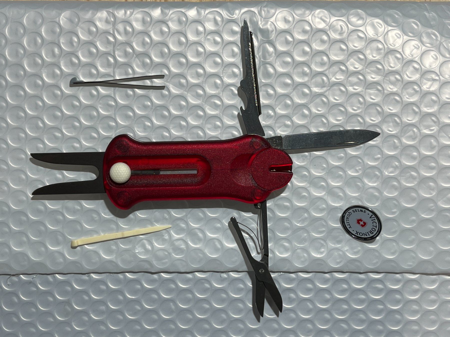 Victorinox Taschenmesser: Victorinox Golf Tool, Rot. Ungebraucht. – Gebraucht aus Zürich von koila 2