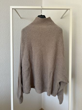 BY AYLIN KOENIG Pullover Mara XS/S in Taupe, wie NEU
