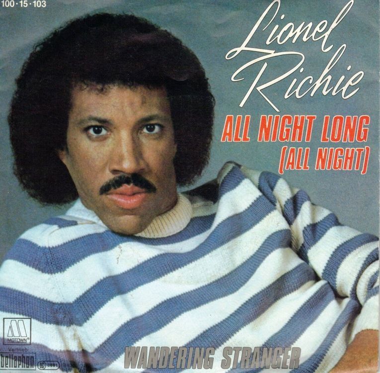 Schallplatten: Lionel Richie  --  All night long Single7 – Gebraucht aus Rheinau von thespecials