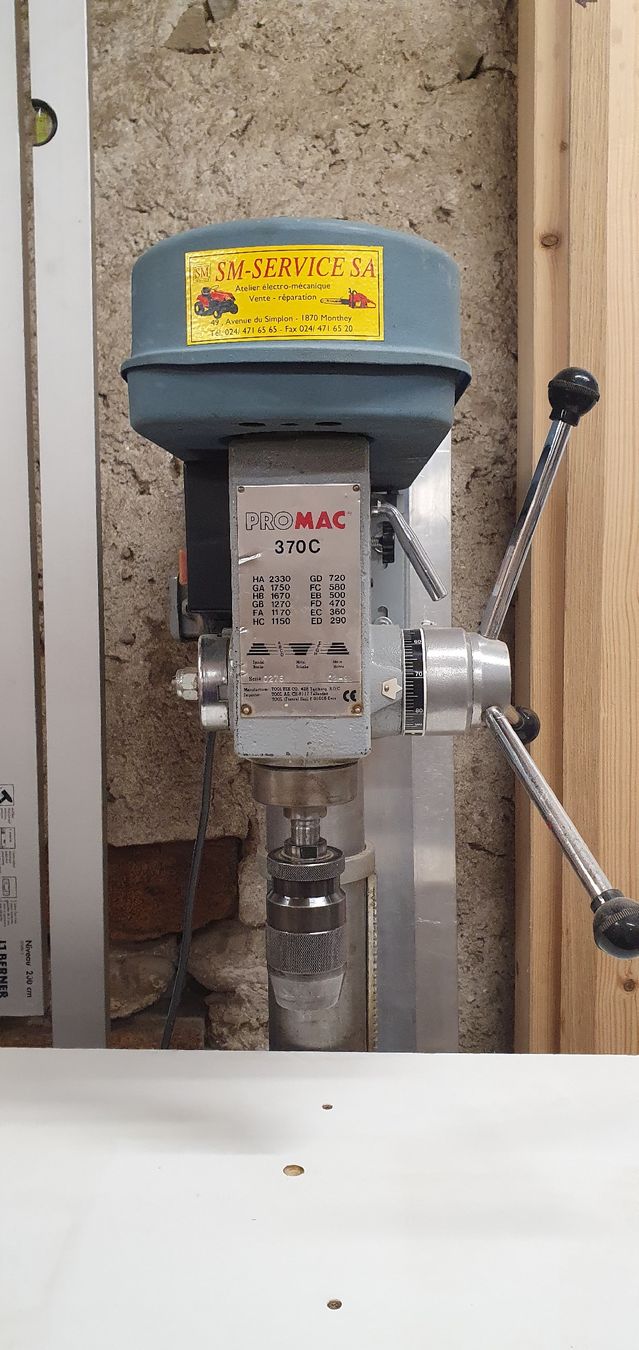 Promac Tutte le macchine: perceuse à colonne  – Usato da Cottens VD venduto da SergeAebischer 1