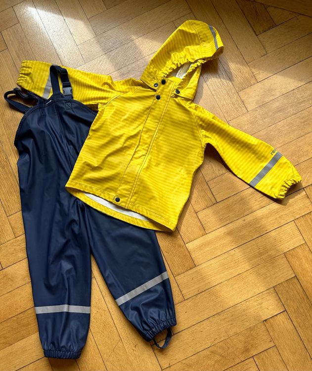 Reima 2-tlg. Set Regenjacke Und Regenhose Gefütter Produktbild-Vorschau 6