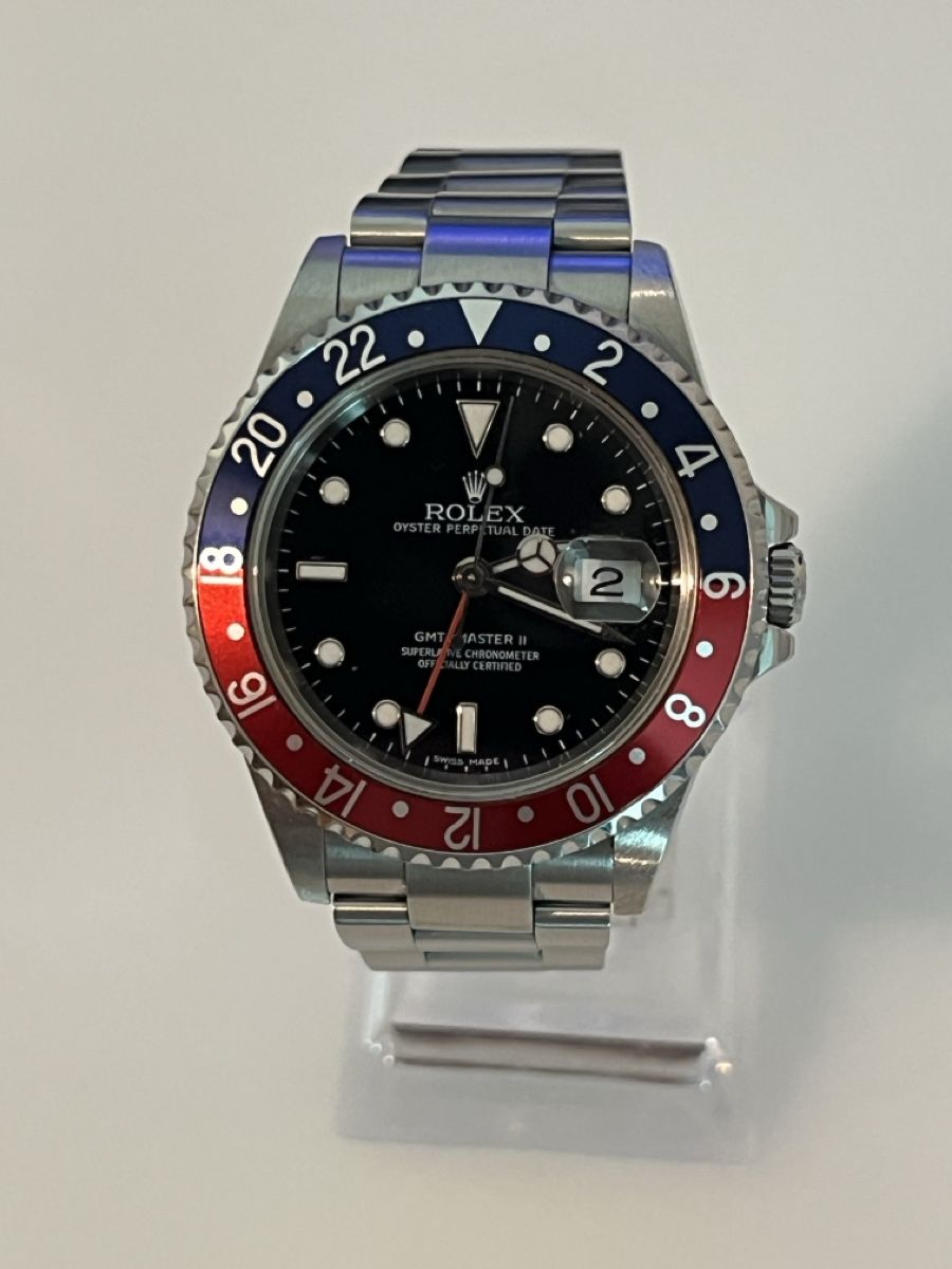 Rolex Orologi: Rolex GMT Master II 16710 Pepsi – Usato da Genève venduto da Schahzad1 1