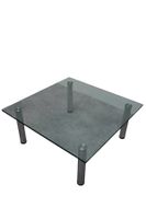 Table basse carrée d’influence italienne, 1980’s