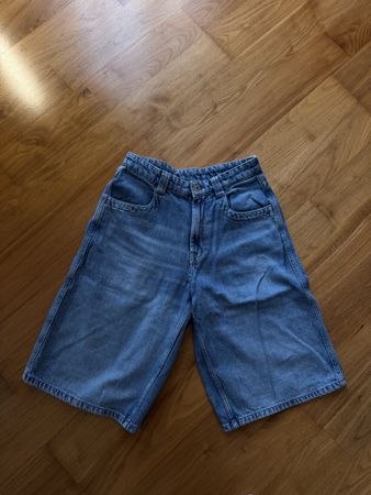 Bershka Denim Jorts / Jeans Shorts – Blau
