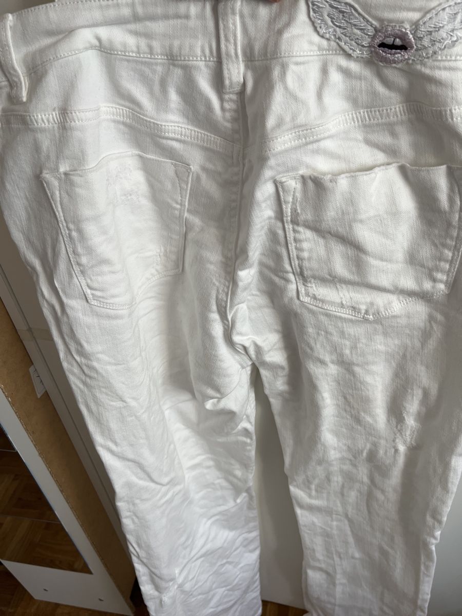 Tute: Salopette blanche Miss Sixty avec perles Taille M – Usato da Renens VD venduto da sar_bwz5 6