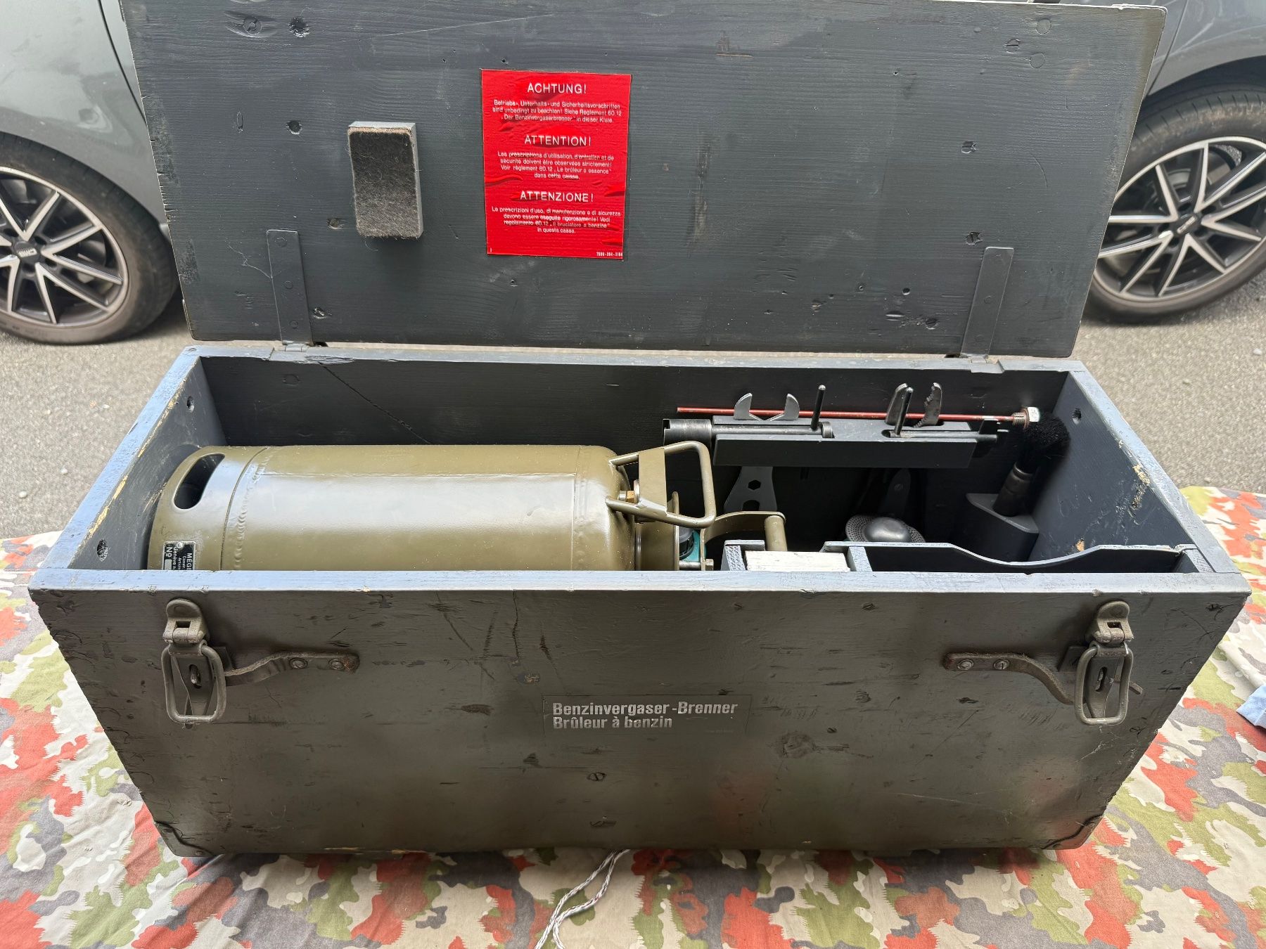 Elettrodomestici da cucina: Benzinvergaser Brenner CH Militär – Usato da Dussnang venduto da Iomega