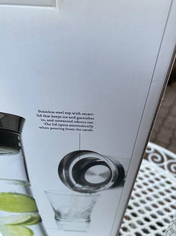 Caraffe: sehr elegante Wasser-oder Saftkaraffe 1.3 l by Pil Bredahl – Nuovo e nell'imballaggio originale da Wil SG venduto da nicetohave54 2