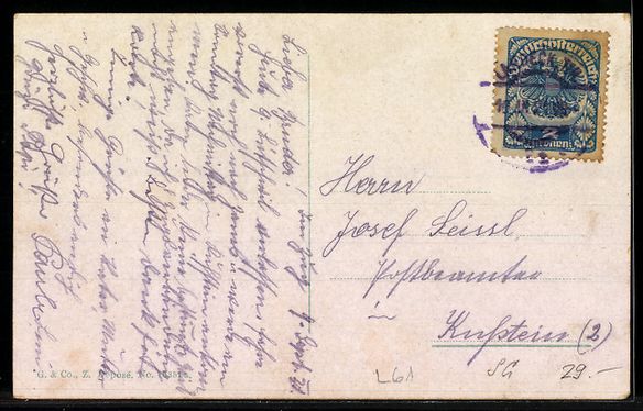Cartoline postali: AK Bütschwil, Ortsansicht mit Kirche – Usato da Berlin venduto da bartko-reher 1
