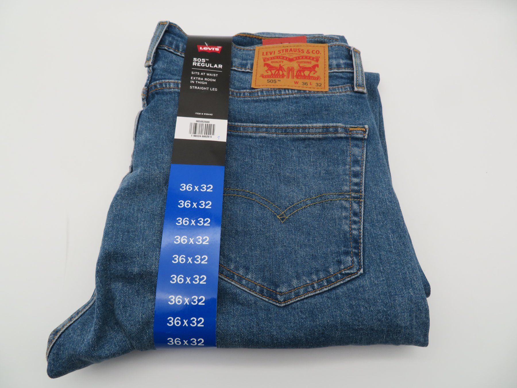 Levi's Jeans: Levi's 505 regular, original 36/32 – Neu und originalverpackt aus Schaffhausen von 4layka 8