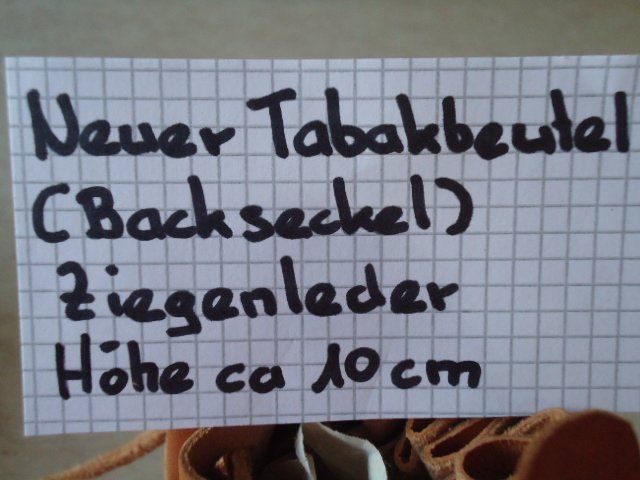 Tabacchi: Tabakbeutel (Backseckel) – Nuovo (secondo la descrizione) da Stein AR venduto da dylesi 5