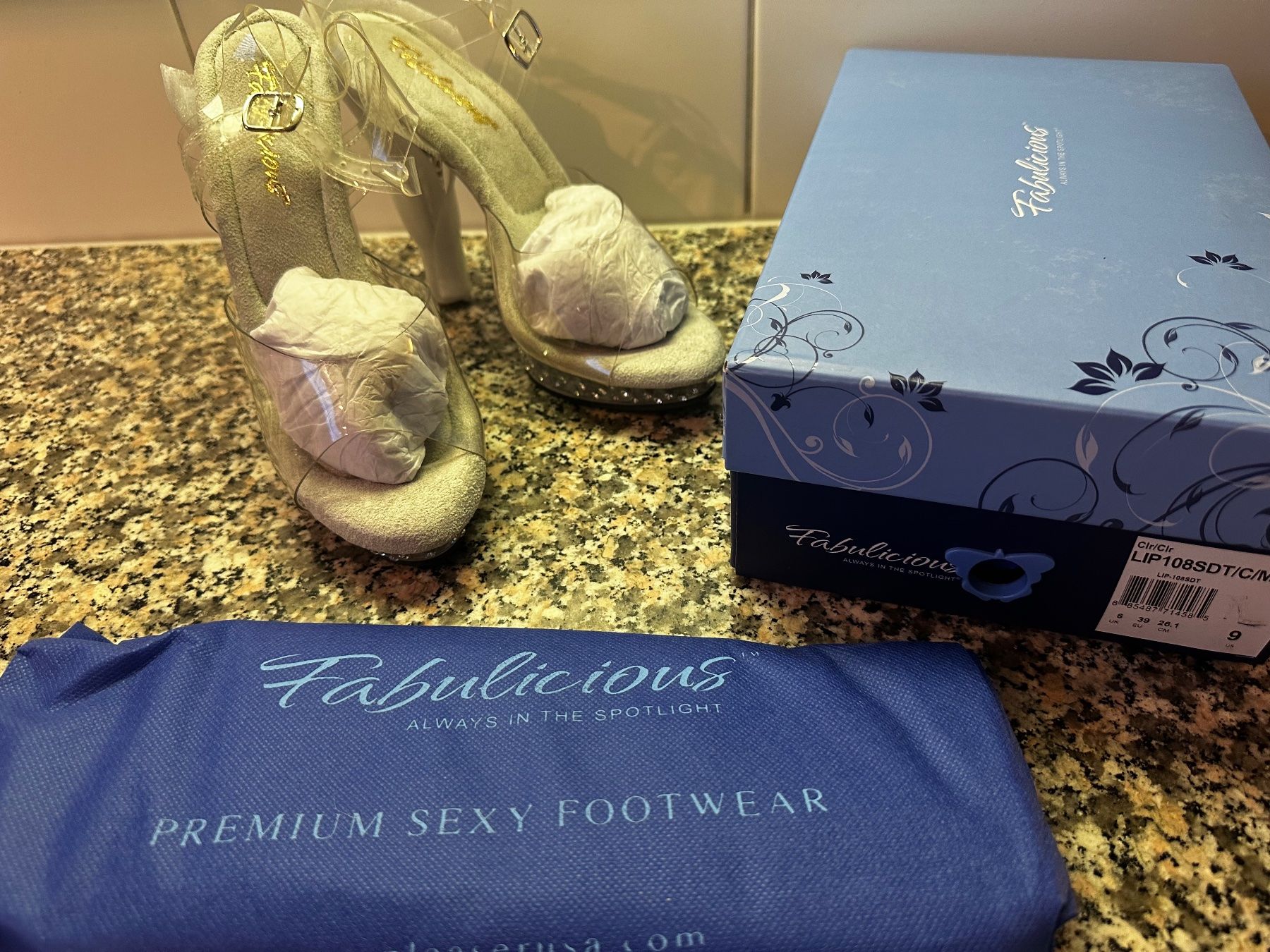 Scarpe da donna: Fabulicious Bikini Competition Shoes Gr 39 – Nuovo e nell'imballaggio originale da Urdorf venduto da nochmalbrauchen