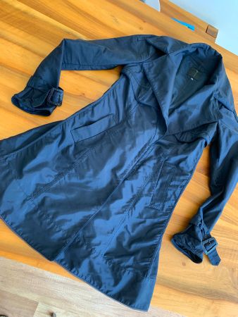 COSTUME NATIONAL exclusiver dunkelblauer Designermantel 38