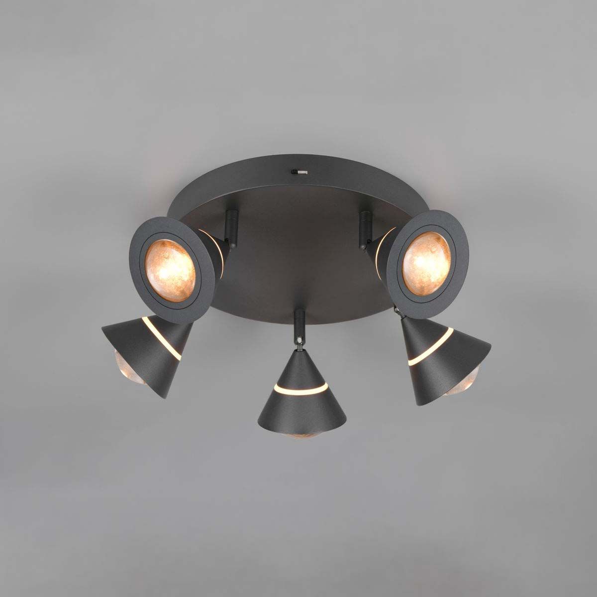 Lampadari & plafoniere: LED Deckenleuchte, Schwarz, 28 cm Ø – Nuovo (secondo la descrizione) da Kreuzlingen venduto da Smart-Light