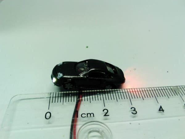 Modellini di ferrovie: 5 Autos mit LED-Beleuchtung Spur N – Nuovo e nell'imballaggio originale da Luzern venduto da Salefactory 1