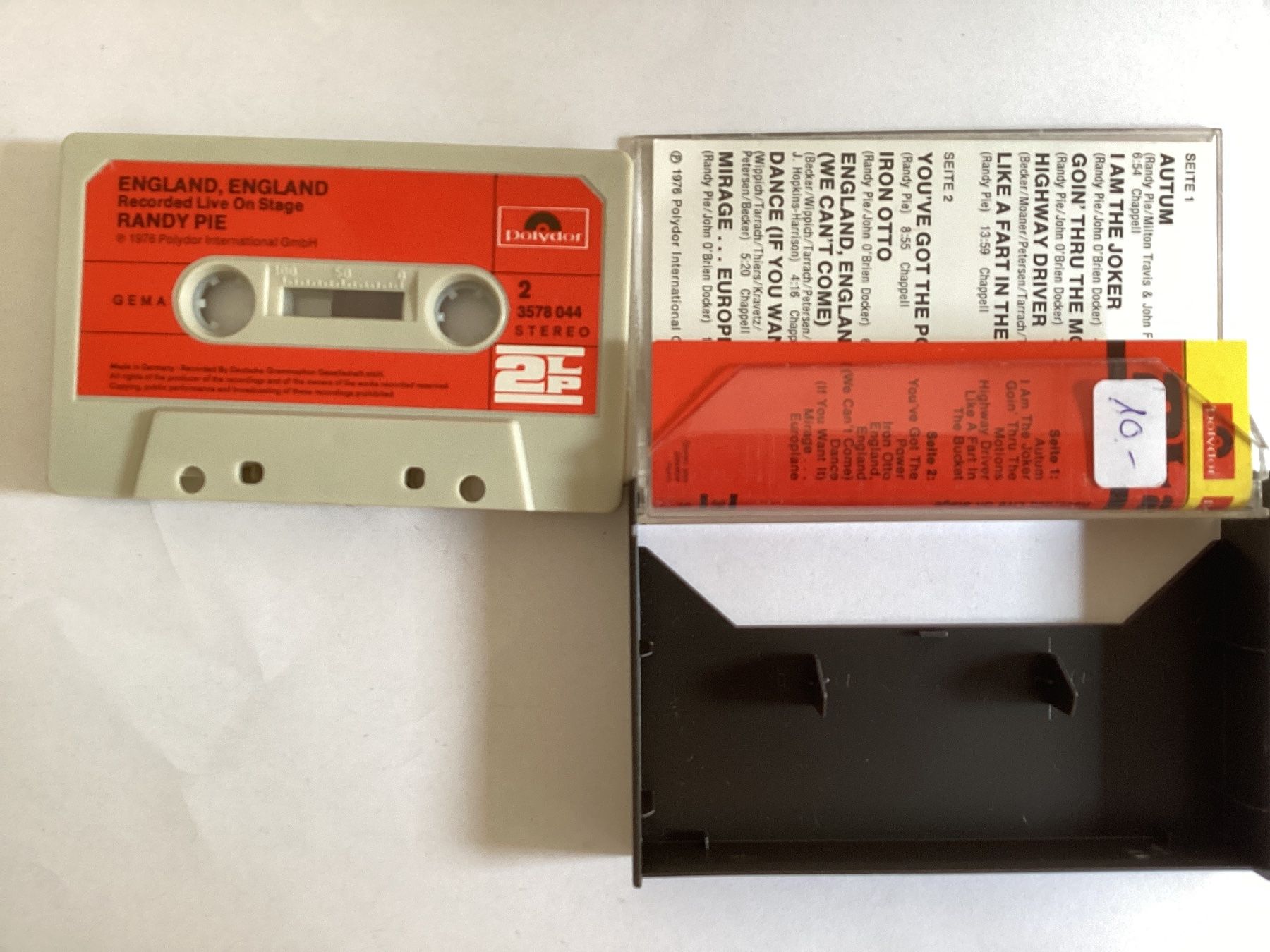Musicassette: Randy Pie MC - England England – Usato da Gutenswil venduto da Hamzian 1