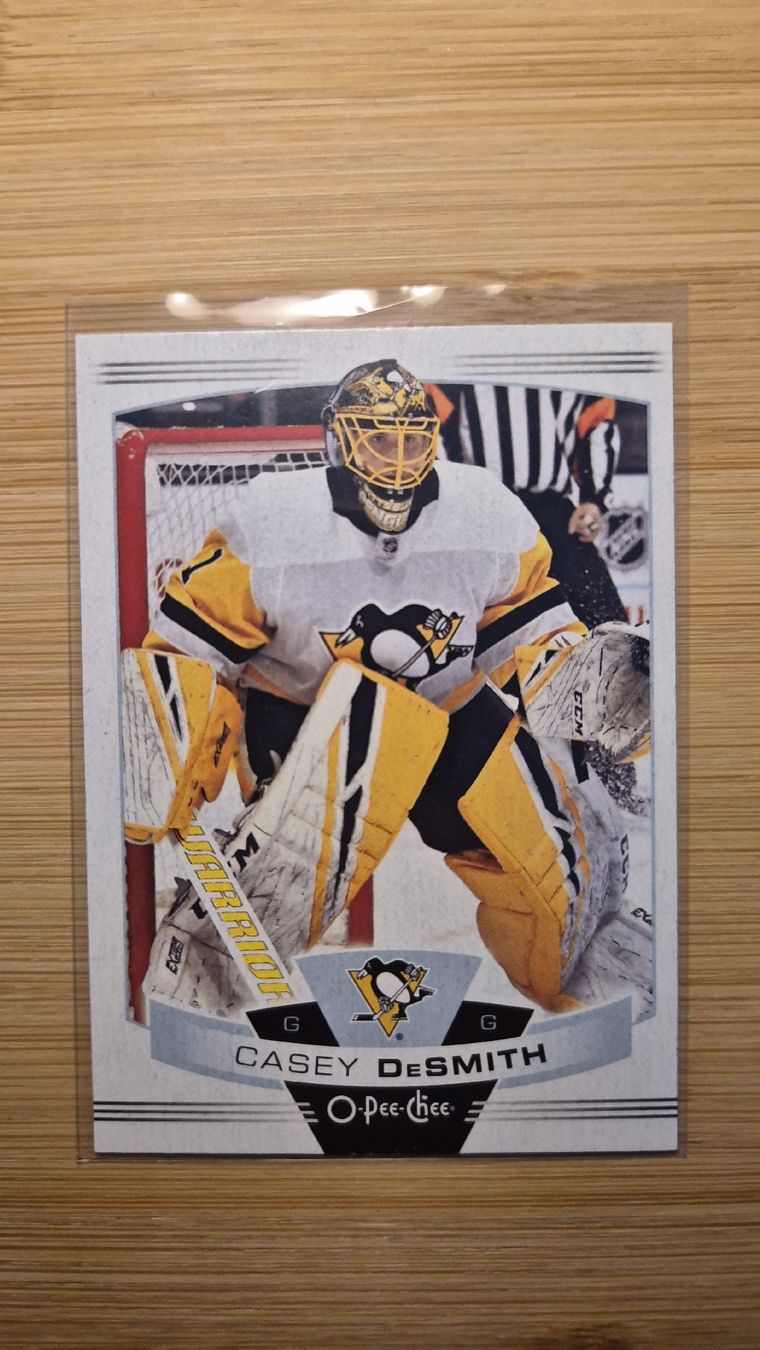 NHL Carte collezionabili: NHL Casey DeSmith Pittsburgh Penguins – Usato da Bellach venduto da IceCards-80