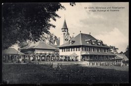 Landesausstellung Bern 1914  DÖRFLI WIRTSHAUS u. RÖSLIGARTEN