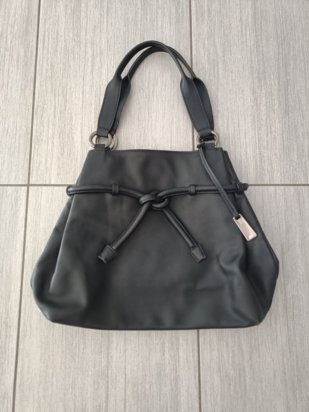 Vera Pelle Borse da donna: Borsa in pelle blu scura – Usato da Mezzovico venduto da Katia2811