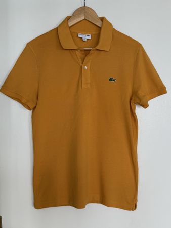 Polo Lacoste Homme Jaune Taille 4 (M) bon état