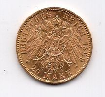 (20) 20 Mark 1899 Gold  Adler Top