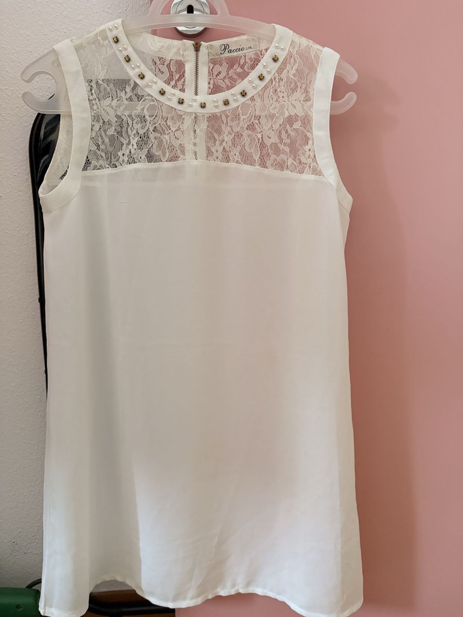 Kleider: Smanicato bianco con pizzo – Gebraucht aus S. Antonino von FedeKikka88