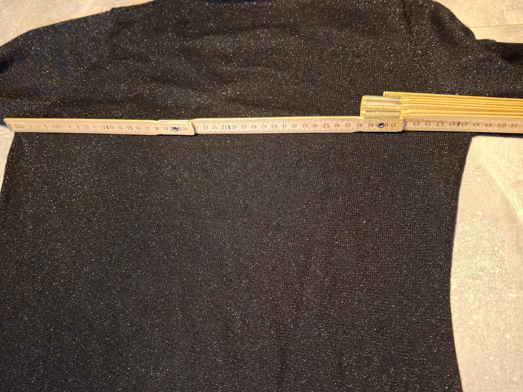 Maglioni & Felpe: Pull col en V noir et fil argenté taille S – Usato da Villiers venduto da san_jn5w 4