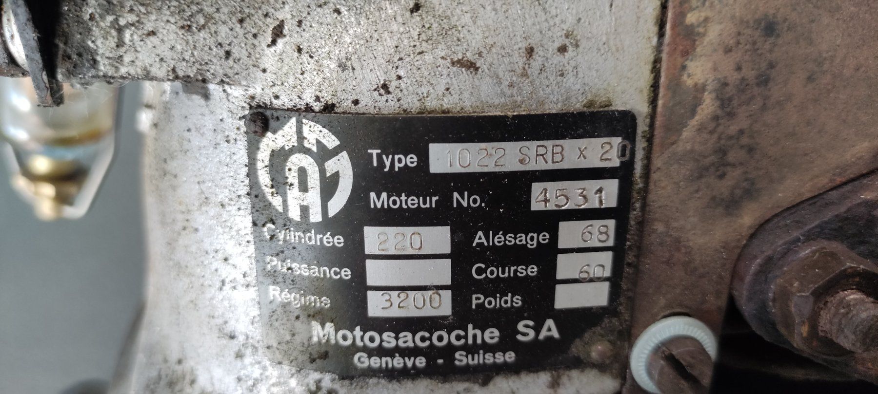 Motosacoche Motori: Benzinmotor MAG 1022 SRB X 20 – Usato da Rüti ZH venduto da Yves852 4