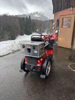 Kyburz Elektro-Dreirad rot mit Aluboxen gebraucht