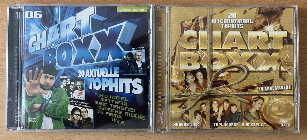 2 CD ab Fr. 1.--, Chart Box 2002-06 & Chart Box 2006-01 (Gebraucht) in ...
