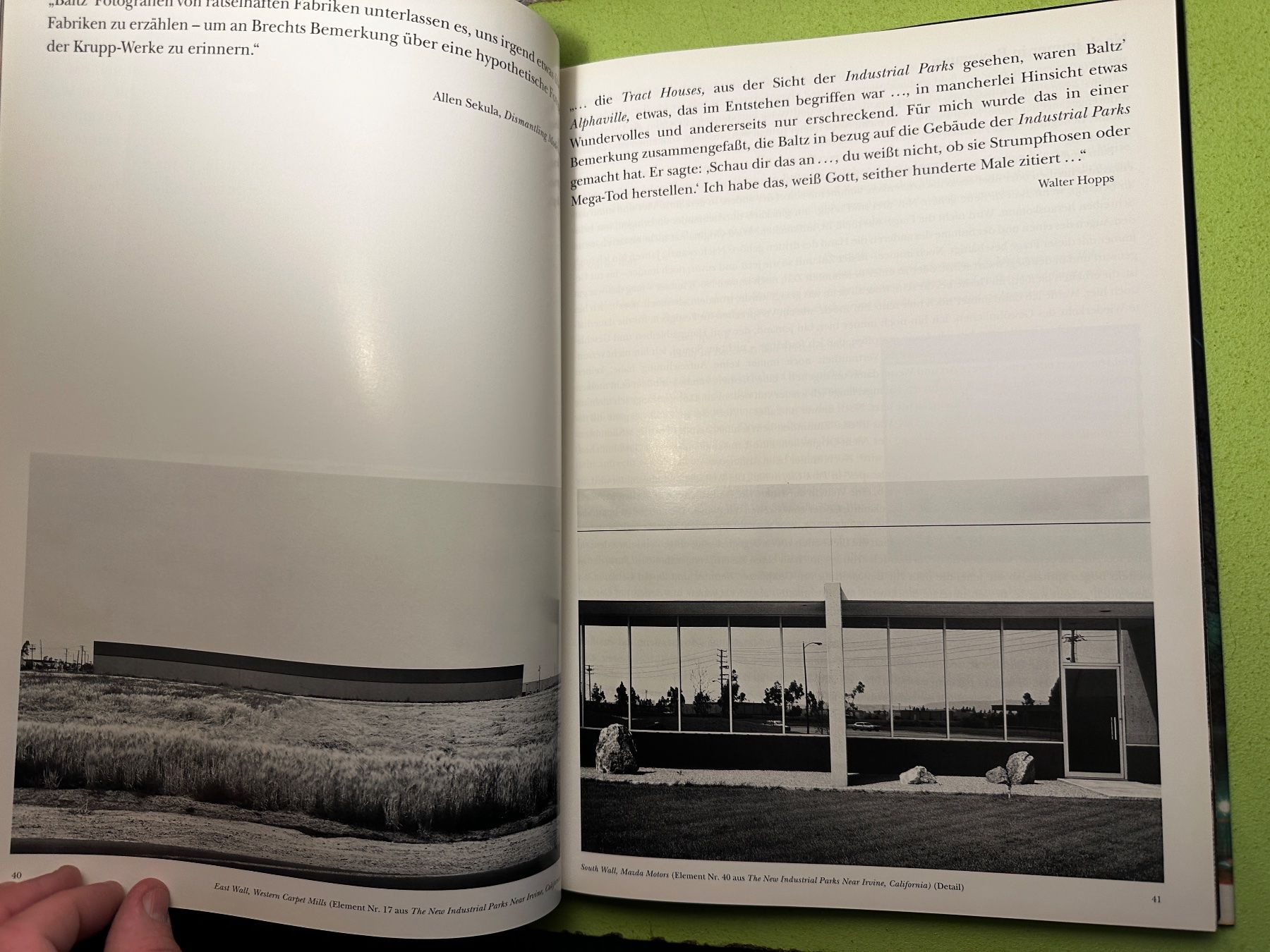 Bücher: Lewis Baltz: Rule Without Exception. Regel Ohne Ausnahme. – Gebraucht aus Zürich von allp 6