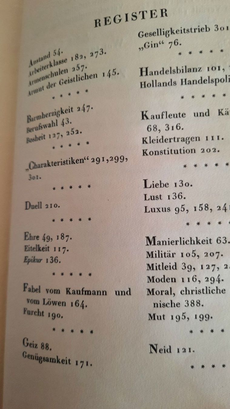 Libri: MANDEVILLES BIENENFABEL, Bibliothek der Philosophen – Usato da zürich venduto da gabab 3