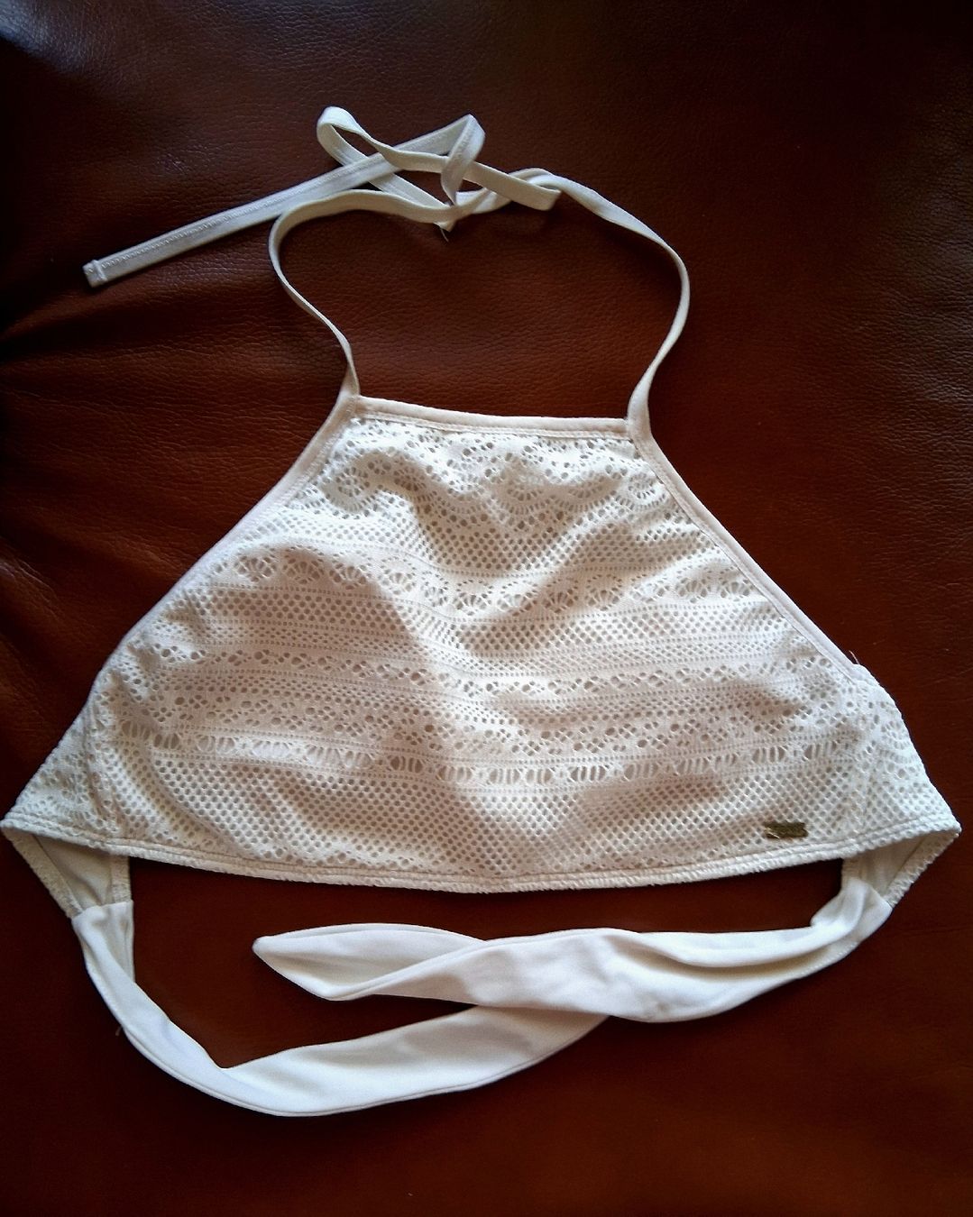 Roxy Costumi da bagno & Bikini: Roxy Bikini Oberteil Weiss Häkel-Look Gr. L – Nuovo (secondo la descrizione) da Tamins venduto da LisaMorpurgo