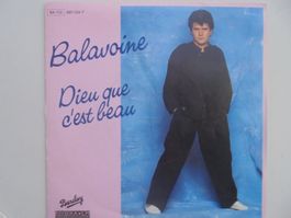 Daniel Balavoine " Dieu que c'est beau " France 1984 VG+ /EX