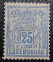Luxemburg Kat. 52 * 1882 Kat. 220 Euro (Helle Stelle ca. 2-3