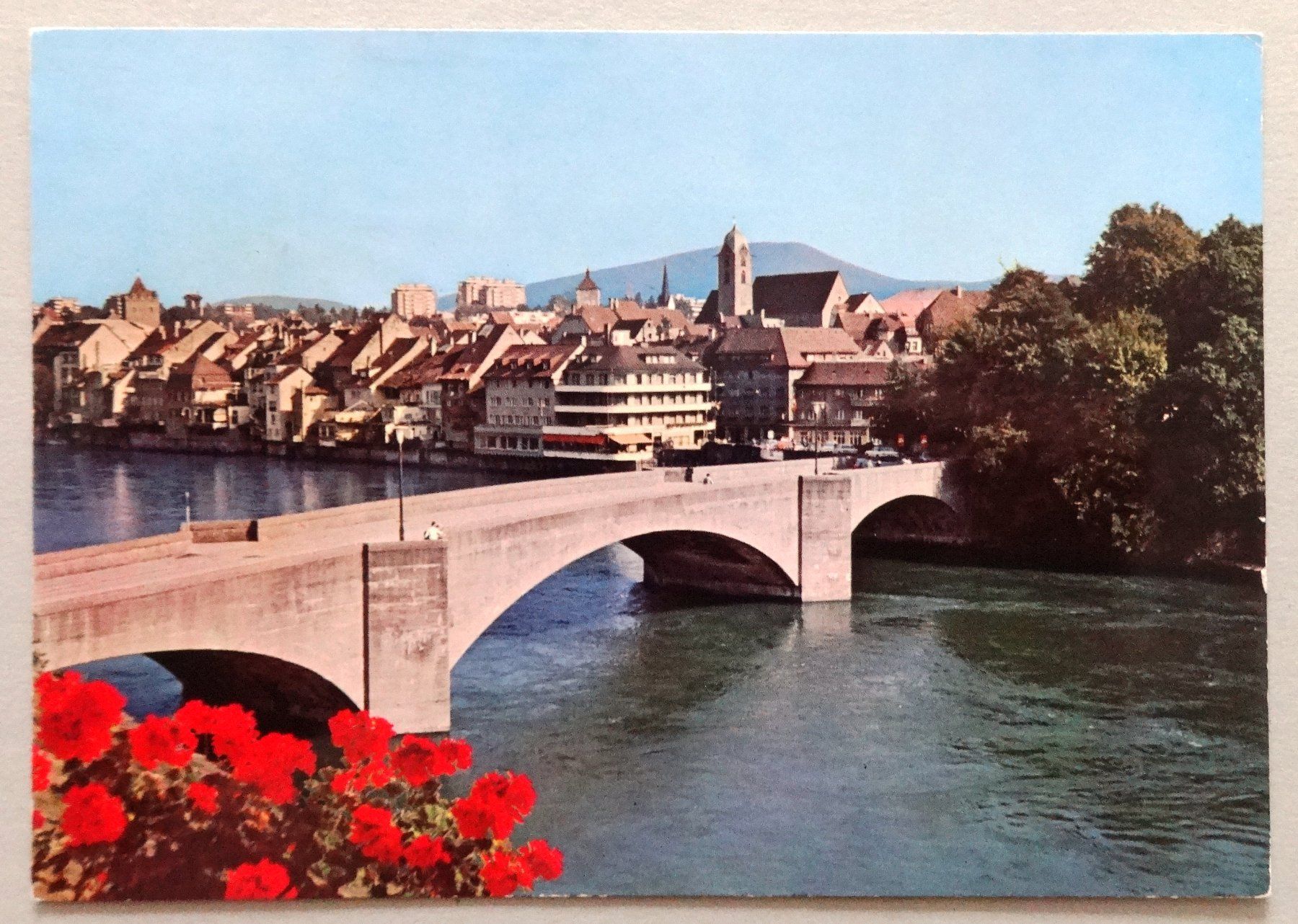 Cartoline postali: Rheinbrücke mit Rheinfelden – Usato da Fétigny venduto da Billy2miny
