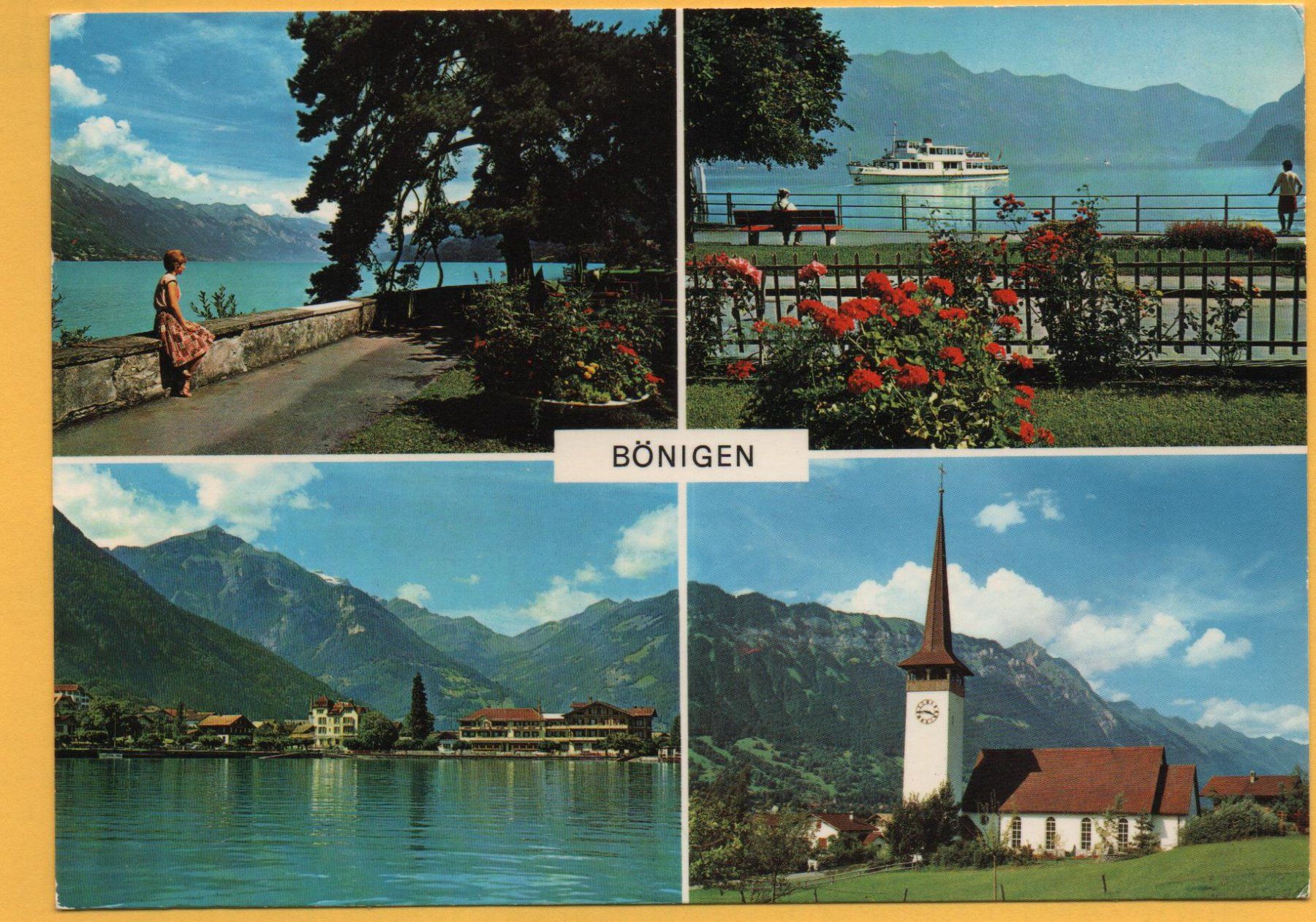 Cartes postales: 4Bild-AK BÖNIGEN – D'occasion à Jona par philajona