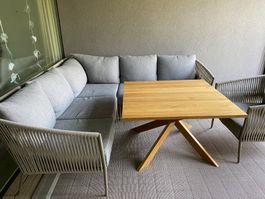 Lounge Kapstadt inkl. Sessel und Tisch
