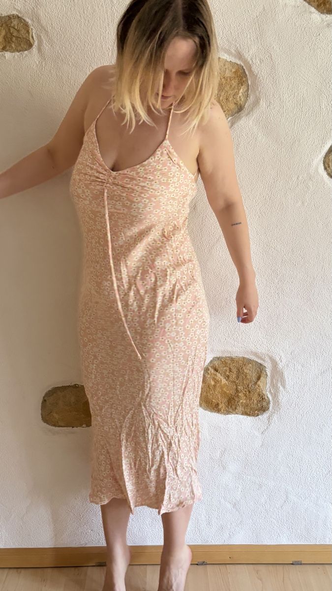 Zara Vestiti: Sommerkleid rosa mit Blumenmuster – Usato da Pratteln venduto da plk_px2d 1