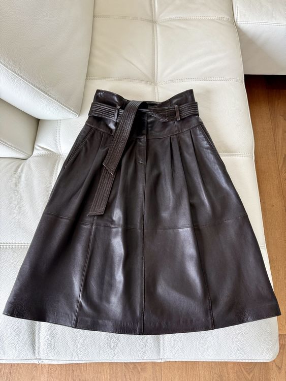 Massimo Dutti Gonne: MASSIMO DUTTI Brown Genuine Leather Skirt, Size S – Nuovo (secondo la descrizione) da Forch venduto da ele_9gsf