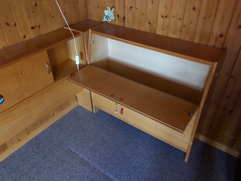 Schrank Umbau Korpus um Bett Stauraum mit Schiebetüren Acheter sur Ricardo
