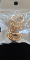 Ohrringe Creolen Clips goldfarben neu