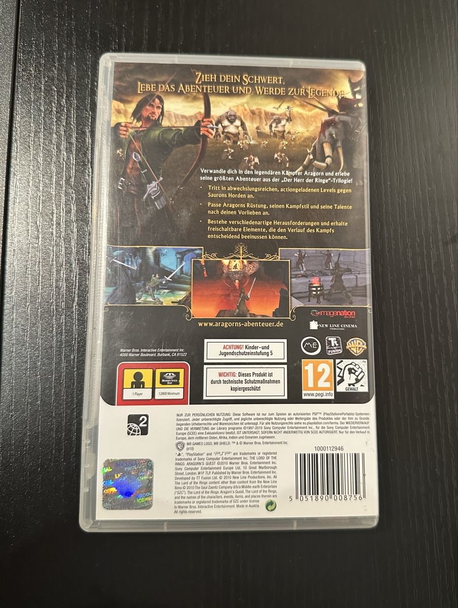 Sony Giochi: DER HERR DER RINGE - PSP SPIEL – Usato da Unterstammheim venduto da Robin059 1