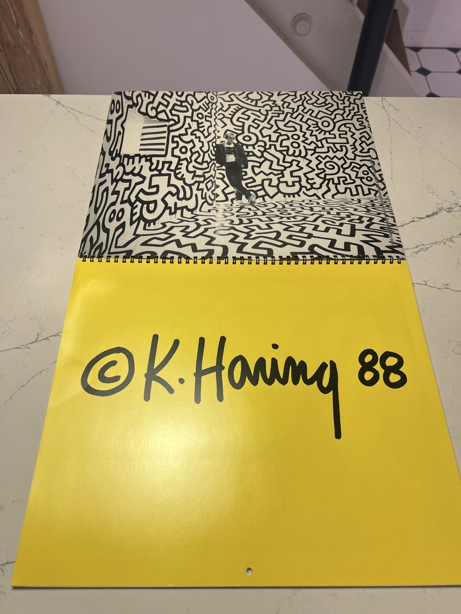 Kalender: Keith Haring Wandkalender 1988 – Gebraucht aus Aarburg von Annemarie16 1