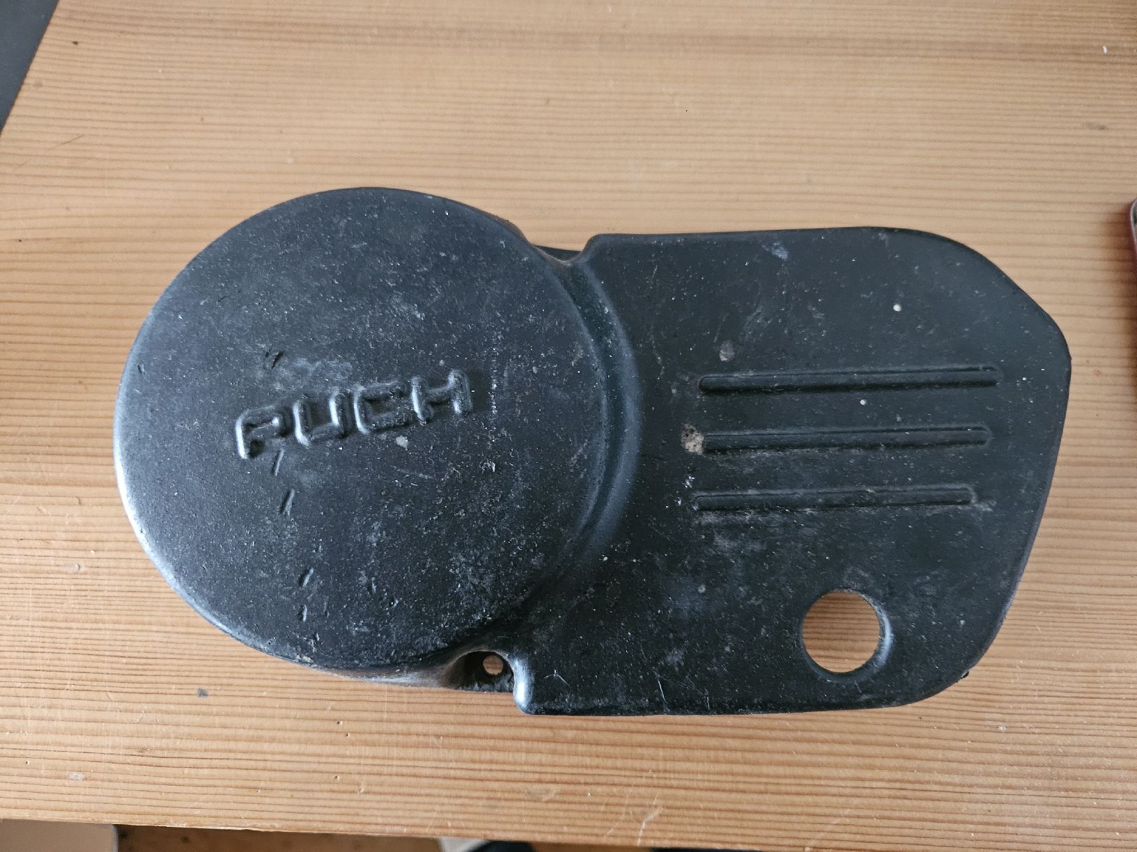 Puch Tutti i ricambio per moto: Puch Ranger Polraddeckel/ Motorabdeckung links – Usato da Friltschen venduto da len_lw2f