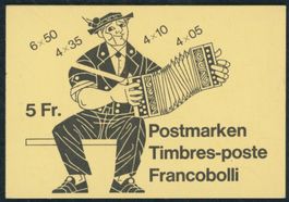 1984 - Markenheftchen - Volksbräuche - Ersttag Stempel ET