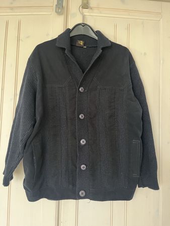 Milano Alcantara Vintage Jacke Herren Wolle Gr M
