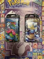 Pokemon Sammelkarten V Venusaur und Turtok neu