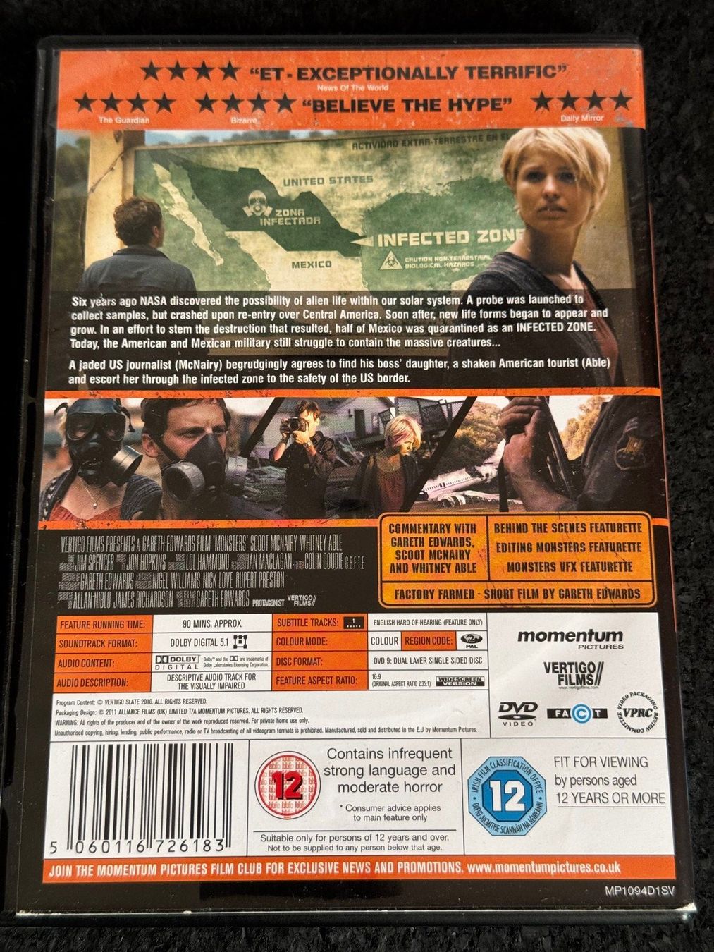 Tutti i DVDs: MONSTERS DVD EN – Usato da Fribourg venduto da tschjoly 1