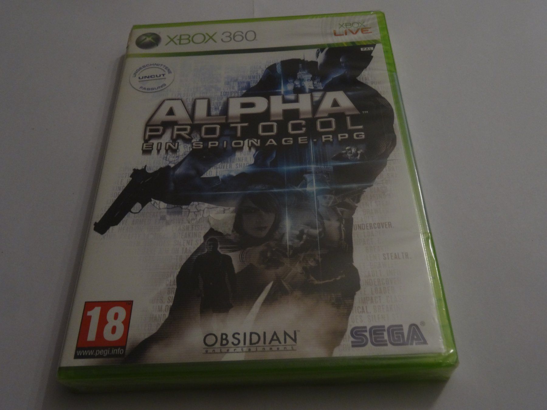 Microsoft Spiele: Alpha Protocol XBOX 360 NEUWARE – Neu und originalverpackt aus Olten von Disc-Ausverkauf